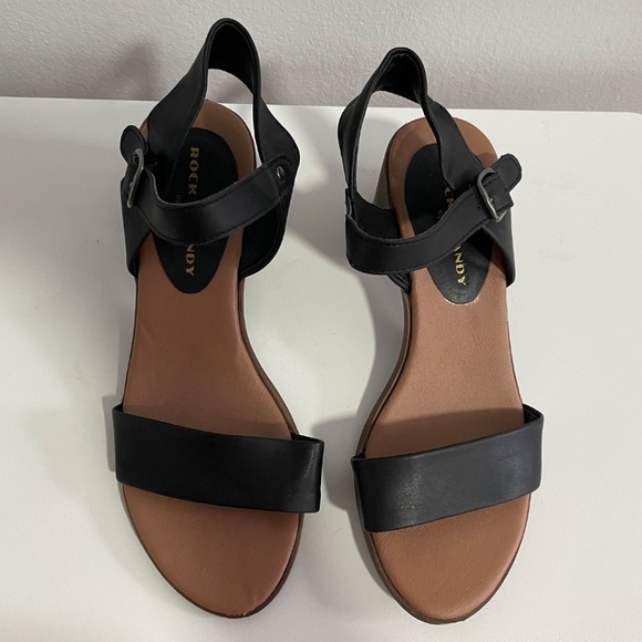 Rock & Candy Shoes Rock Candy By Zigi Black And Brown Sandals